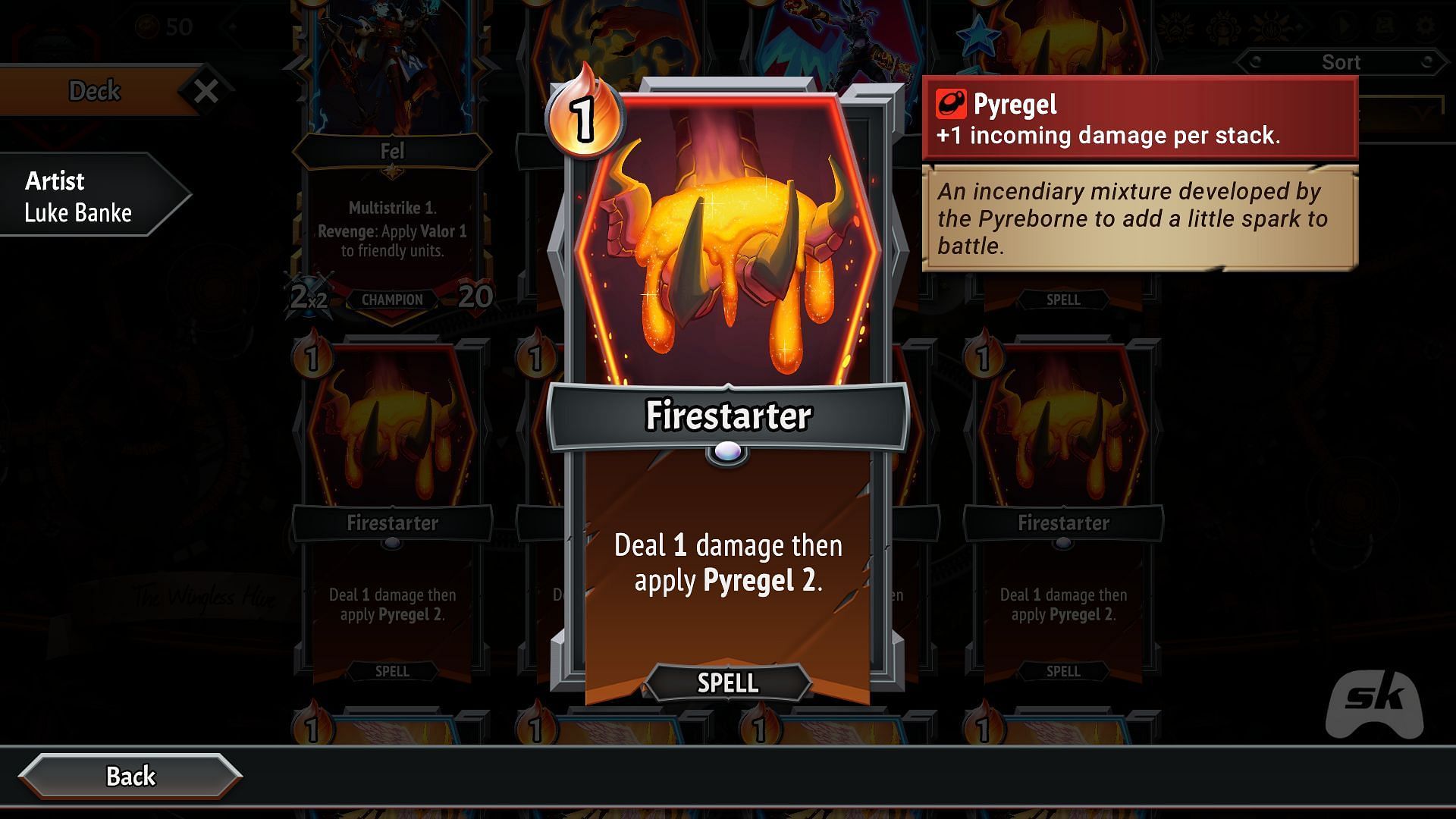 Spells can deal direct damage (Image via Big Fan Games)
